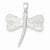 Sterling Silver w/ Stellux Crystal Dragonfly Pendant, Pendants for Necklace
