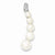 Sterling Silver Freshwater Cultured Pearl CZ Pendant, Pendants for Necklace