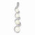 Sterling Silver Freshwater Pearl CZ Pendant, Pendants for Necklace
