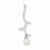 Sterling Silver CZ and Cultured Pearl Pendant, Pendants for Necklace
