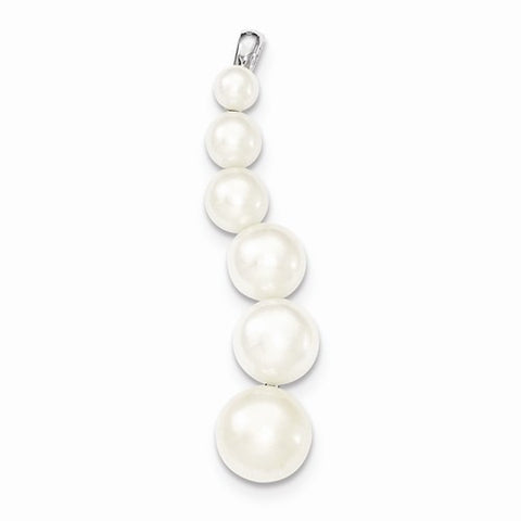 Sterling Silver Freshwater Pearl Pendant, Pendants for Necklace