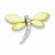 Sterling Silver CZ & Mother of Pearl Dragonfly Pendant, Pendants for Necklace