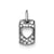 Love CZ Heart Charm in Sterling Silver