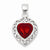 Sterling Silver Dyed Howlite Heart Pendant, Pendants for Necklace