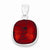 Sterling Silver Square Dyed Howlite Pendant, Pendants for Necklace