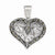 Sterling Silver Marcasite Heart pendant, Gorgeous Pendants for Necklace