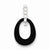Sterling Silver Onyx & CZ pendant, Alluring Pendants for Necklace
