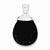 Sterling Silver Black Onyx pendant, Charm