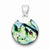 Sterling Silver Round Abalone pendant, Dazzling Pendants for Necklace