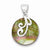 Sterling Silver Round Abalone pendant, Beautiful Pendants for Necklace