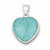 Sterling Silver Heart Turquoise Pendant, Pendants for Necklace