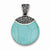 Sterling Silver Antiqued Turquoise pendant, Delightful Pendants for Necklace