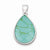 Sterling Silver Teardrop Turquoise Pendant, Pendants for Necklace