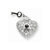 Sterling Silver Key & Heart Pendant, Pendants for Necklace