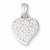 Sterling Silver Stellux Crystal Heart pendant, Stylish Pendants for Necklace