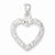 Sterling Silver Stellux Crystal Heart Pendant, Alluring Pendants for Necklace