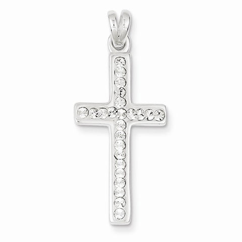 Sterling Silver Stellux Crystal Cross pendant, Adorable Pendants for Necklace