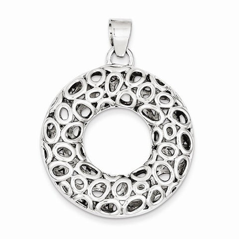 Sterling Silver Circle pendant, Exquisite Pendants for Necklace