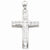 Sterling Silver CZ Cross Pendant, Pretty Pendants for Necklace