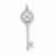 Sterling Silver and CZ Key pendant, Appealing Pendants for Necklace