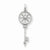 Sterling Silver CZ Key pendant, Pretty Pendants for Necklace