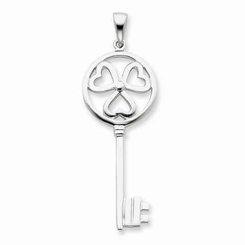 Sterling Silver Key pendant, Pendants for Necklace