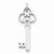 Sterling Silver Key pendant, Pretty Pendants for Necklace