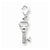 Sterling Silver CZ Key Pendant, Classy Pendants for Necklace