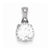 Sterling Silver CZ Pendant, Beautiful Pendants for Necklace