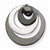 Sterling Silver & Rhodium Polished Circle Pendant, Pendants for Necklace