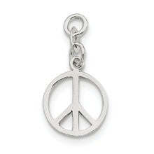 Sterling Silver Polished Peace Charm hide-image