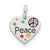 Sterling Silver Heart Peace Charm hide-image