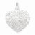 Sterling Silver Polished Puffed Heart pendant, Alluring Pendants for Necklace