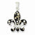 Sterling Silver Preciosa Crystal Fleur De Lis Pendant, Pendants for Necklace