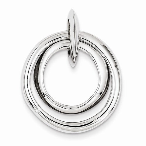 Sterling Silver Diamond accent Multi Circular Pendant, Pendants for Necklace