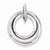 Sterling Silver Diamond accent Multi Circular Pendant, Pendants for Necklace
