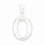 Sterling Silver Polished Round Pendant, Pendants for Necklace