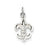 Small Fleur de Lis Charm in Sterling Silver