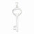 Sterling Silver Polished Key pendant, Dazzling Pendants for Necklace