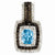 Sterling Silver Blue Topaz and Smokey Quartz & Diamond pendant, Gorgeous Pendants for Necklace