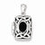 Sterling Silver Onyx Locket