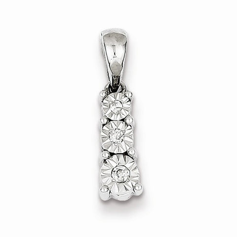 Sterling Silver Diamond Pendant, Delightful Pendants for Necklace