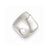 Sterling Silver Rhodium Plated CZ Square Slide Pendant, Pendants for Necklace