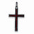 Sterling Silver Black Ceramic Red Swarovski Elements Cross pendant, Adorable Pendants for Necklace