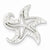 Sterling Silver Stellux Crystal & White Star Pendant, Pendants for Necklace