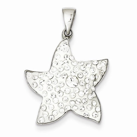 Sterling Silver Stellux Crystals Star Pendant, Pendants for Necklace