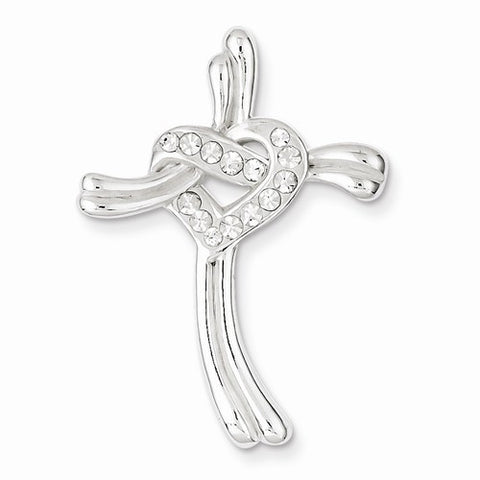 Sterling Silver Stellux Crystal Cross pendant, Appealing Pendants for Necklace
