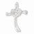 Sterling Silver Stellux Crystal Cross pendant, Appealing Pendants for Necklace