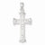 Sterling Silver Stellux Crystal and White Cross pendant, Beautiful Pendants for Necklace