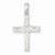 Sterling Silver Stellux Crystal and White Cross pendant, Delightful Pendants for Necklace